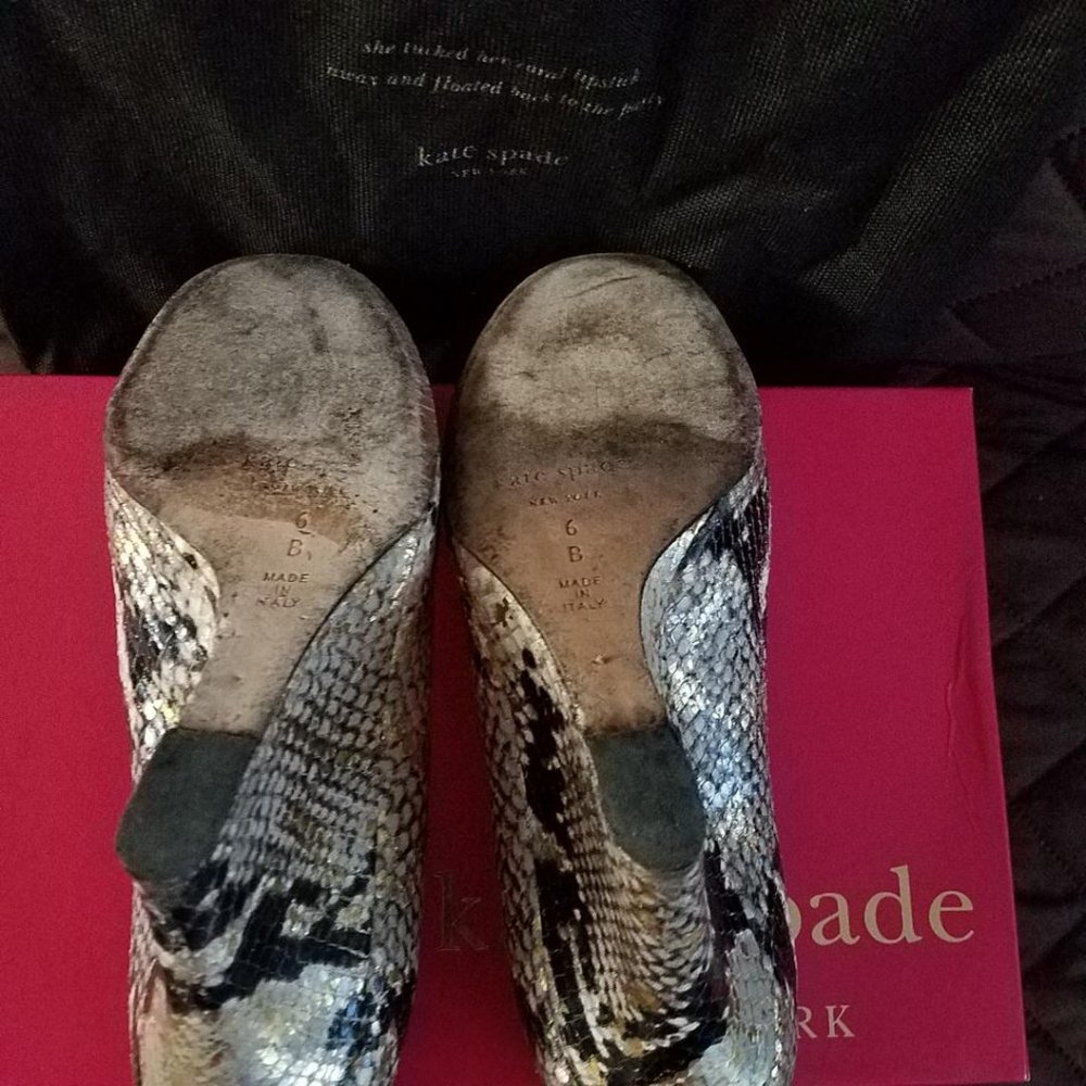 KATE SPADE PUPMS Embossed - Picture 3 of 5